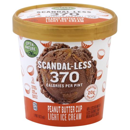 Open Nature Scandal-Less Peanut Butter Cup Light Ice Cream (1 pint)