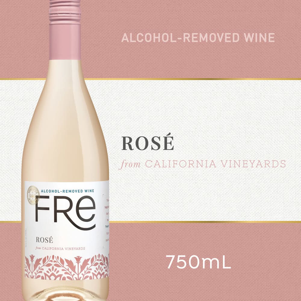 Sutter Home Fre Alcohol Removed Brut Rose Wine (750 ml)