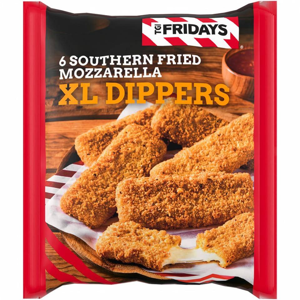 TGI Fridays Southern Fried Mozzarella Xl Dippers (6 pack)