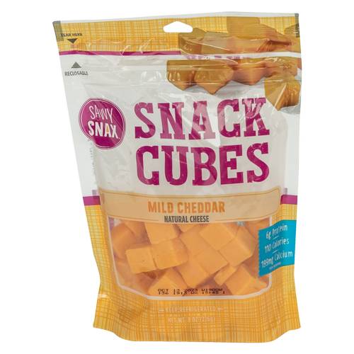 Savvy Snax Mild Cheddar Snack Cubes - 8oz