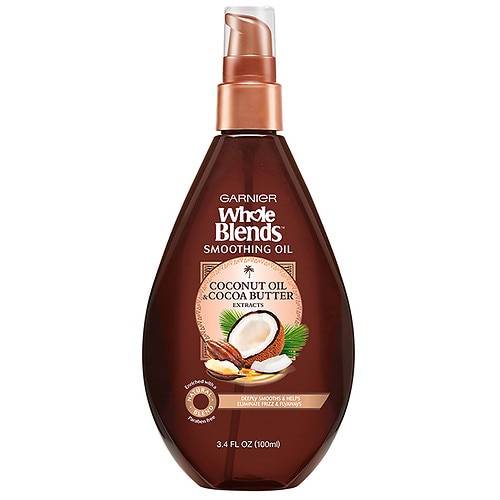 Garnier Whole Blends Smoothing Oil with Coconut Oil & Cocoa Butter Extracts - 3.4 fl oz