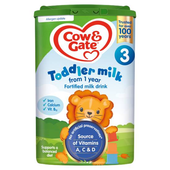 Cow & Gate Toddler Milk 3 Fortified Milk Drink From 1 Year