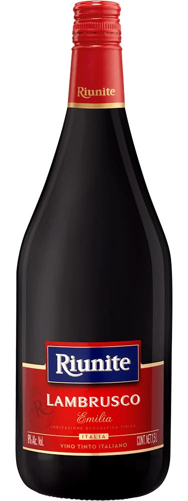 Riunite · Vino tinto frizzante lambrusco emilia italia (1,5 L)
