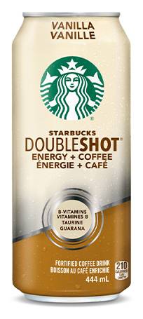 Starbucks Doubleshot Energy + Coffee Drink, Vanilla (444 ml)