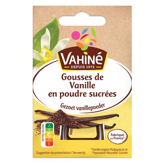 Vahiné - Gousses de vanille en poudre sucrées