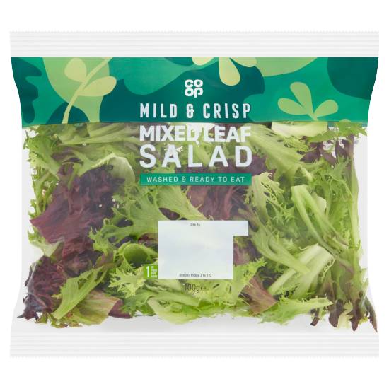 Co-Op Mixed Leaf Salad 100g
