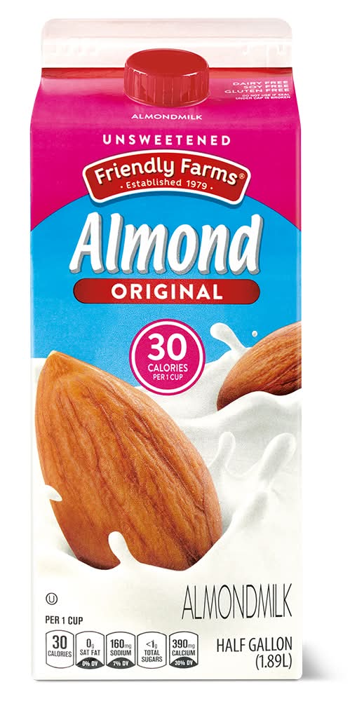 Friendly Farms Original Unsweetened Almondmilk
