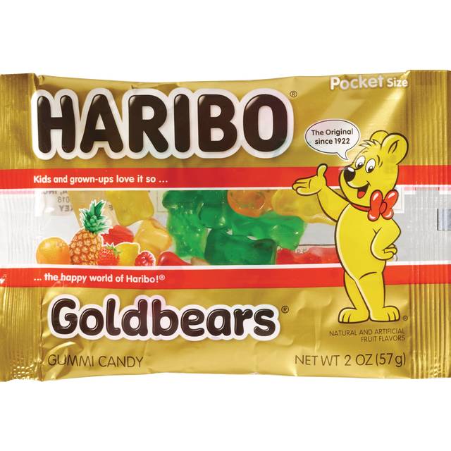Haribo Goldbears Gummi Candy (Pocket Size Bag)