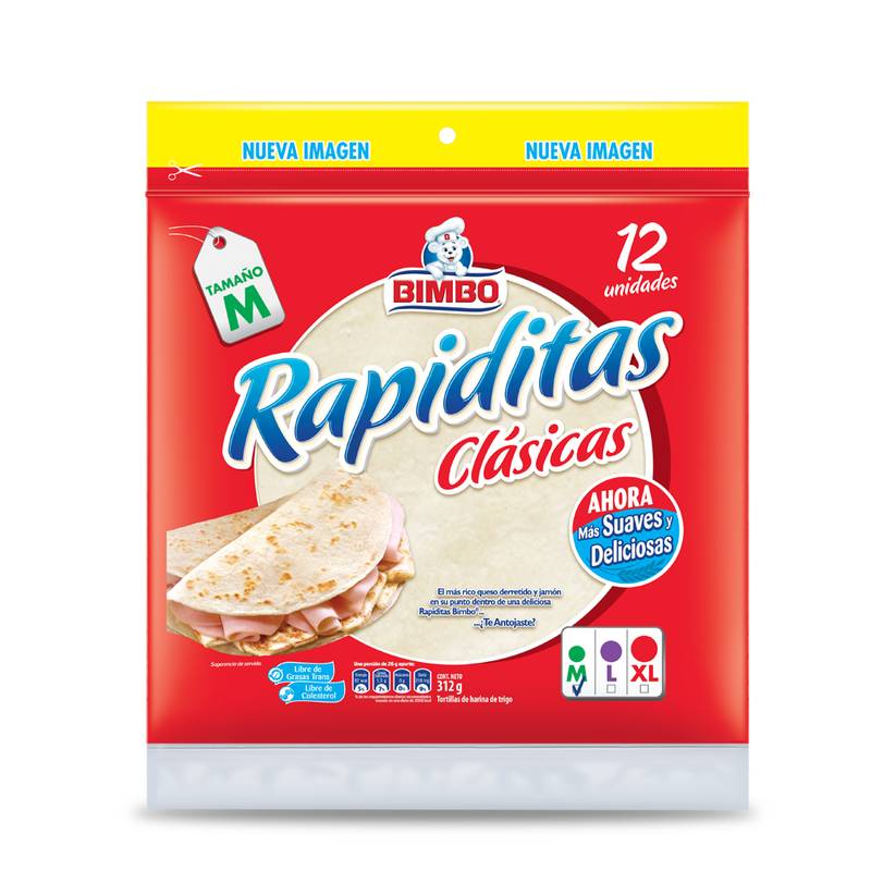 Rapiditas tortillas de harina (300 g)