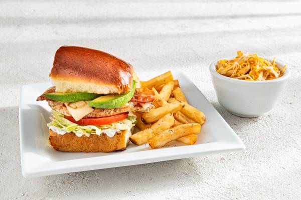 Lunch Combo - Bacon Avocado Grilled Chicken Sandwich