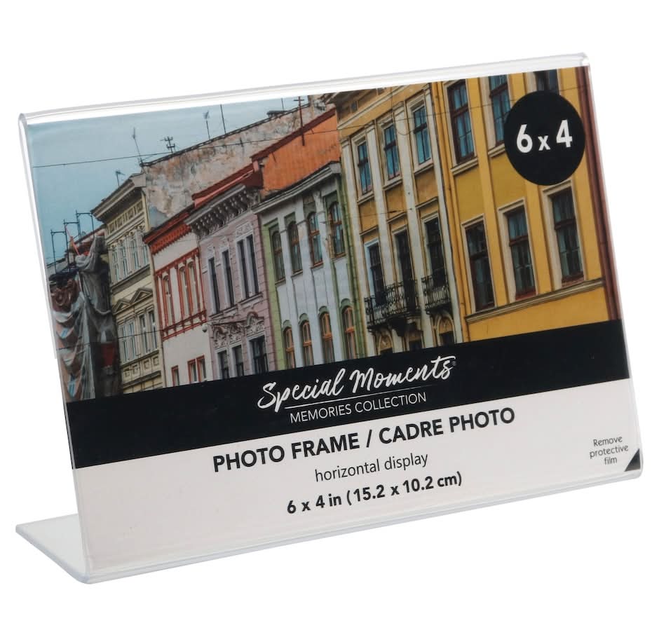 Special Moments Freestanding Borderless Horizontal Plastic Photo Frame, 6x4 in