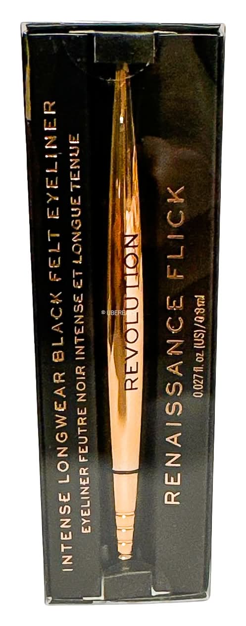 Makeup Revolution Ren Flick Liquid Eyeliner Pen, Black (0.8 ml)