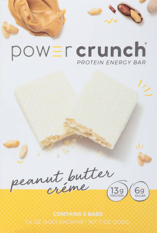 Power Crunch Protein Energy Bar Peanut Butter Creme (5 ct)