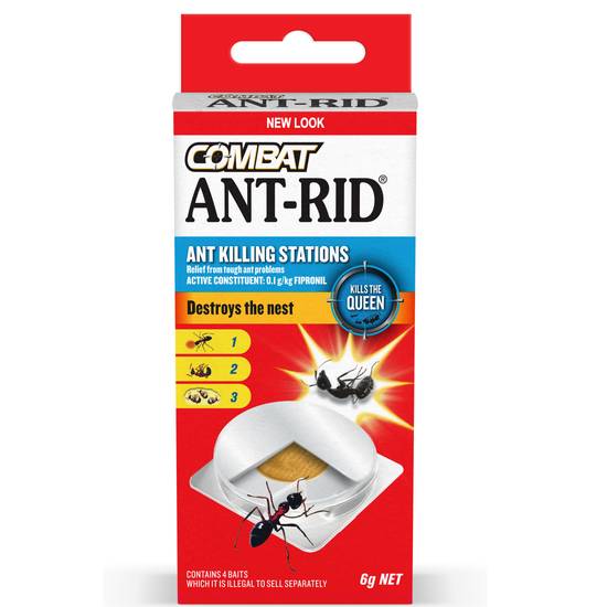 Combat Ant-Rid Ant Bait Station Ant Control (4 pack)