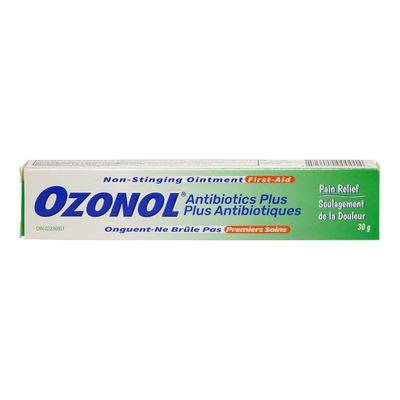 Ozonol Antibiotic Plus Pain Relief Ointment (30 g)