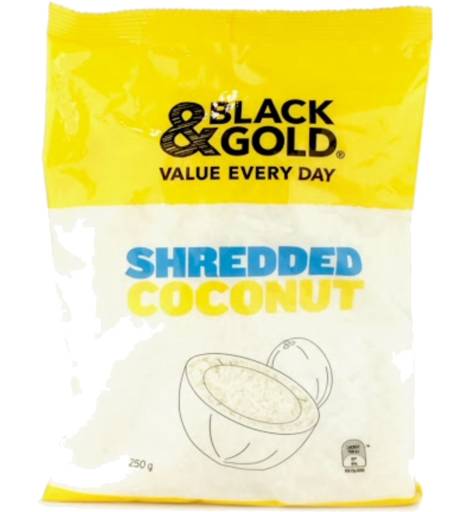 Black Gold Shredded Coconut (250g)