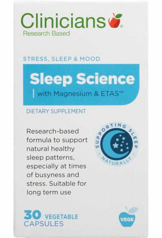 Clinicians Sleep Science VegeCapsules 30s