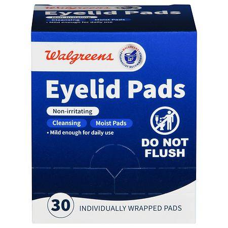 Walgreens Eyelid Cleansing Wipes