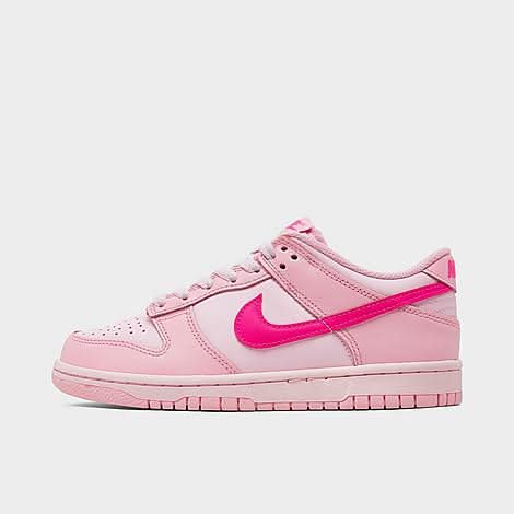 Nike Grade School Girls' Dunk Low Soft Shoes, 6.5, Soft Pink/Pink Foam/Hyper Pink