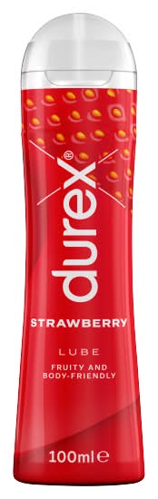 Durex Strawberry, Water Based Lubricant Gel (100ml)