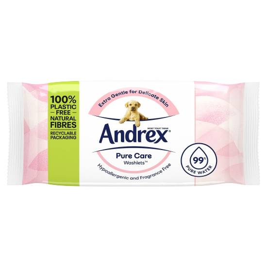 Andrex Pure Care Washlets Moist Toilet Tissue