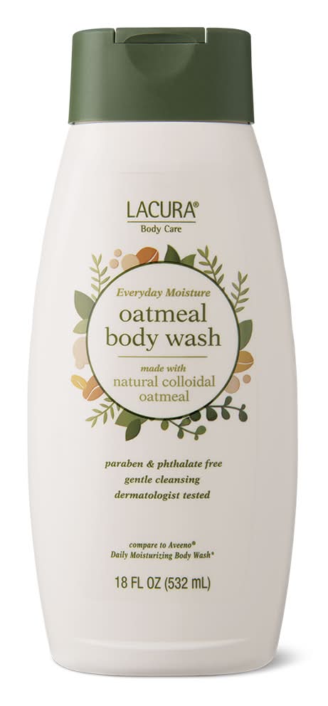 Lacura Everyday Moisture Gentle Cleansing Body Wash, Oatmeal (18 fl oz)