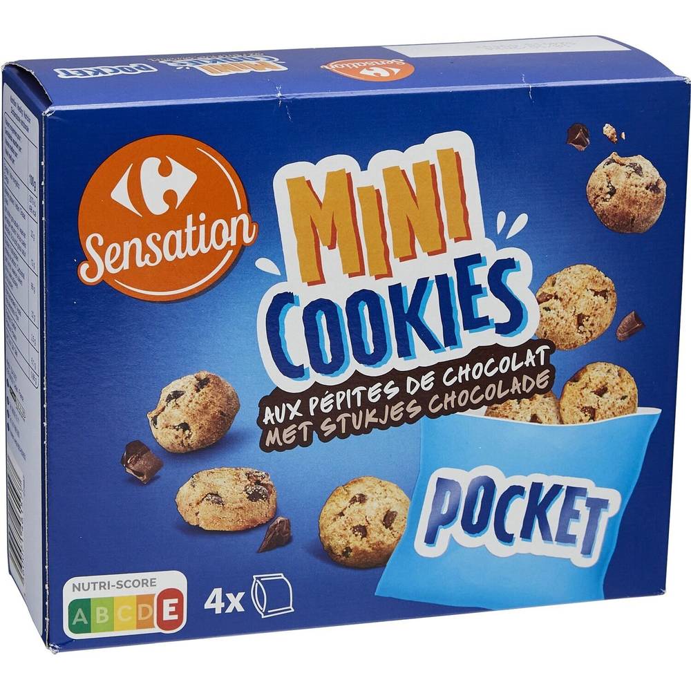 Carrefour Sensation - Mini cookies, chocolat (4)