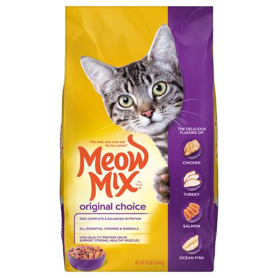 Meow Mix Original Choice Dry Cat Food (chicken-turkey-salmon-ocean fish)