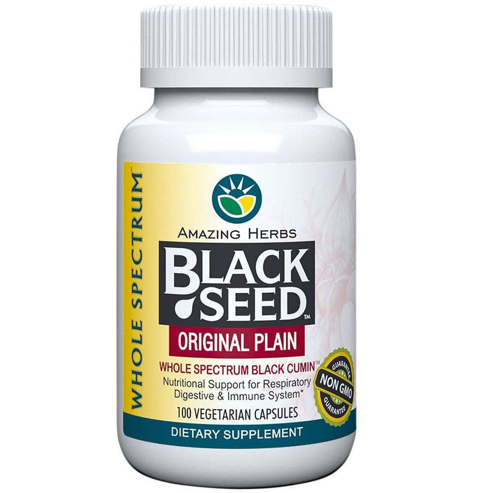 Whole Spectrum Black Seed - Original (100 Vegetarian Capsules)