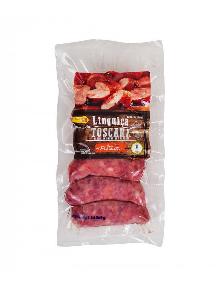 Corte's Linguica Toscana Brazilian Hot Sausage (14 oz)