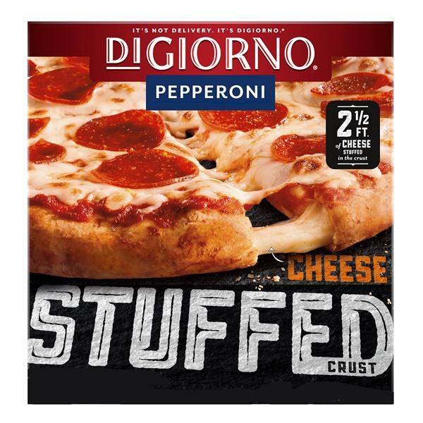 DIGIORNO Frozen Pizza - Frozen Pepperoni Pizza - Stuffed Crust Pizza