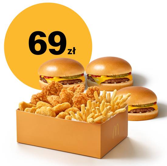 Chicken Box + 3x Cheeseburger