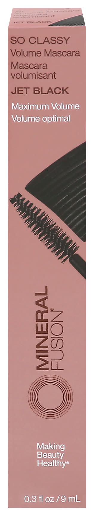 Mineral Fusion So Classy Volume Mascara, Jet Black (0.3 fl oz)