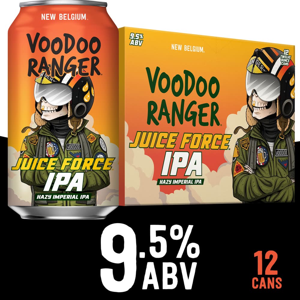 Voodoo Ranger Juice Force Hazy Imperial Ipa Beer (12 x 12 fl oz)