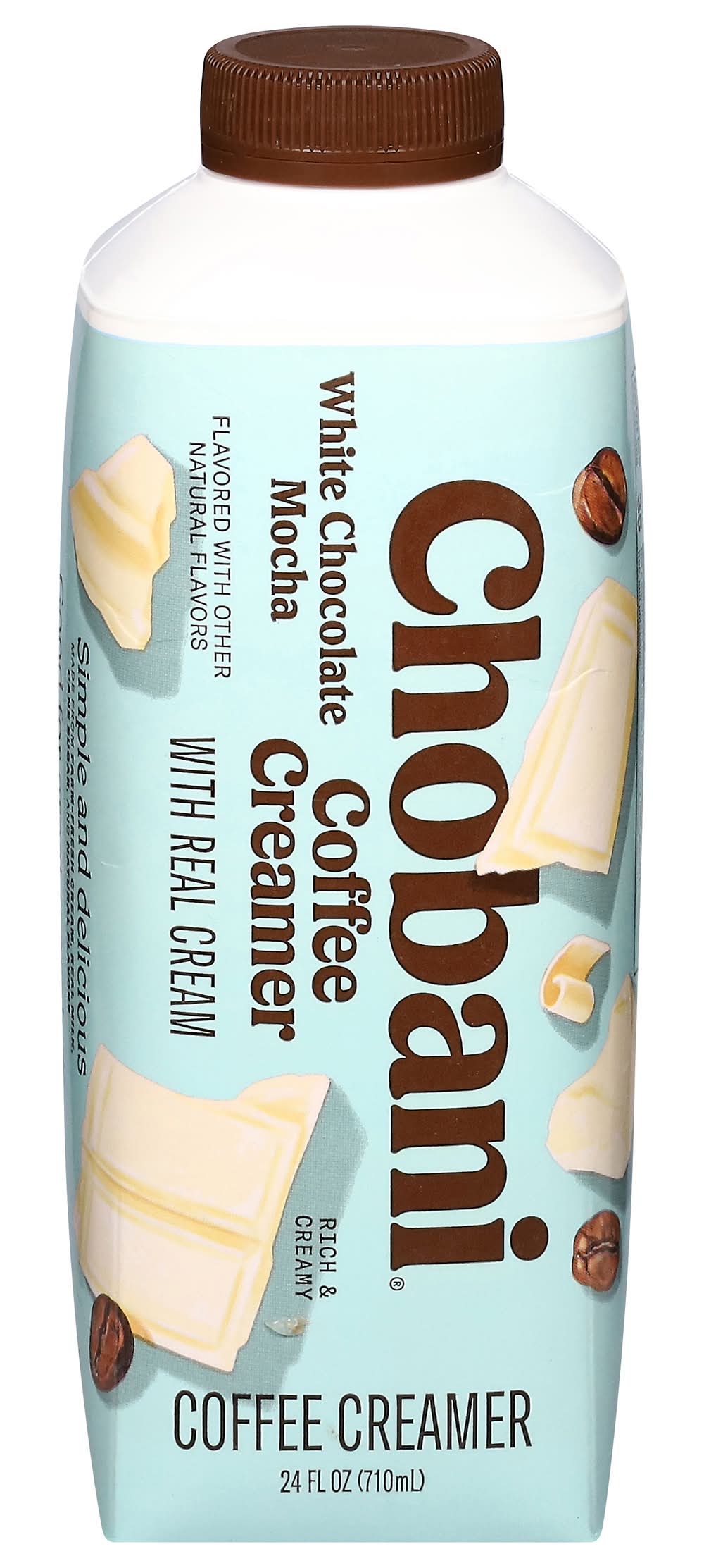 Chobani Dairy Coffee Creamer, White Chocolate Mocha (24 fl oz)