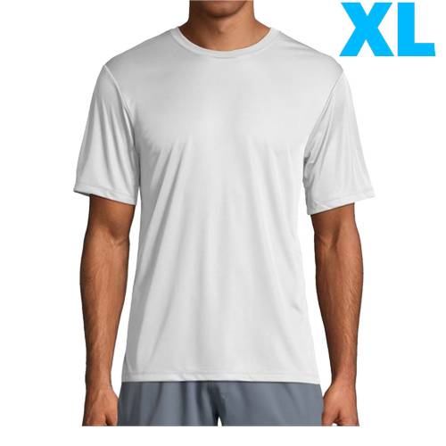 Hanes Men's Cool Dri Tagless T-Shirt White (Size XL)