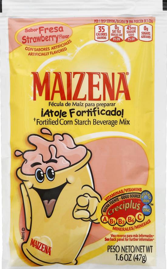 Maizena Strawberry Fortified Corn Starch Beverage Mix