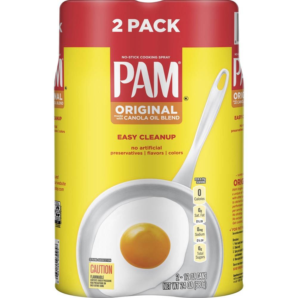 Pam No Stick Cooking Spray (1.5 lbs)