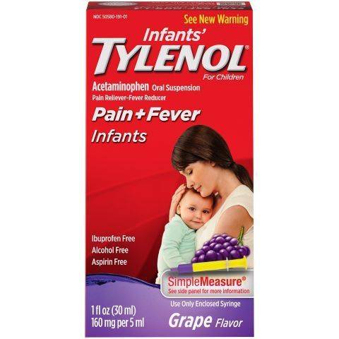 Infant's Tylenol Grape 1oz