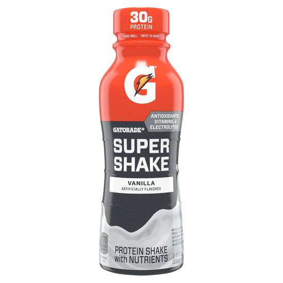 Gatorade g Super Shake Vanilla Protein Shake With Nutrients (11.6 fl oz)