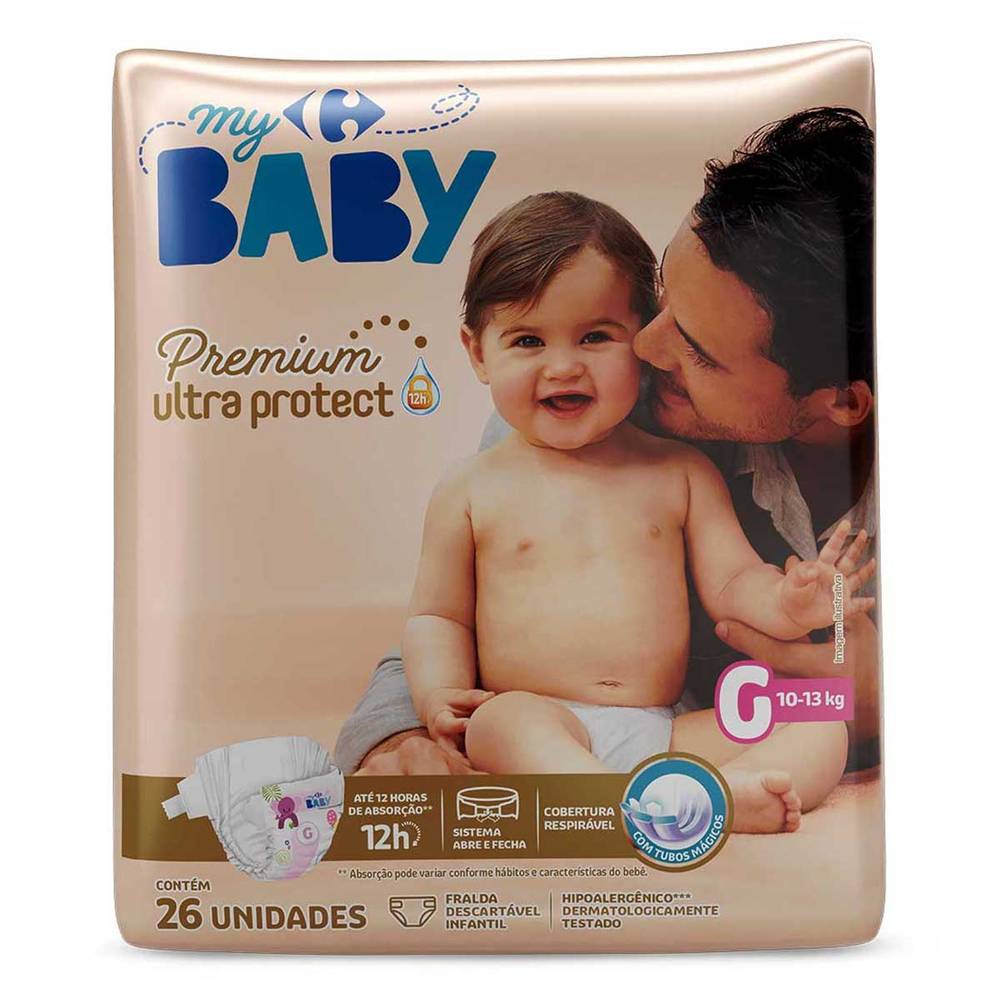 Carrefour · Fralda descartável g my baby