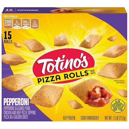 Totino's Pepperoni Frozen Pizza Rolls (7.5 oz, 15 ct)