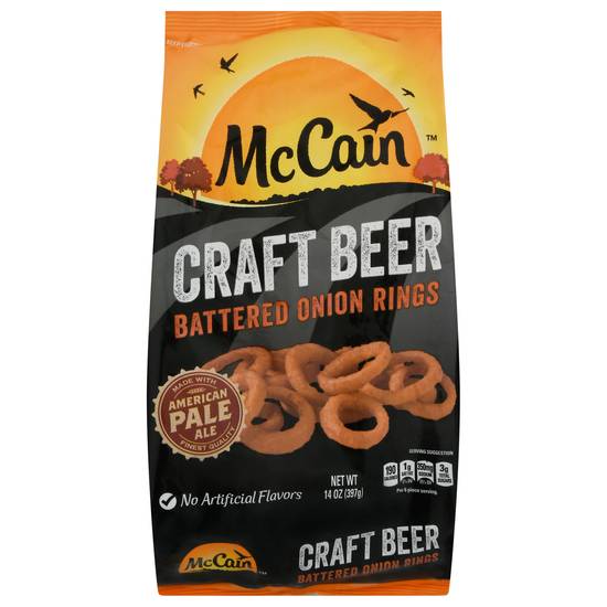Mccain Craft Beer Battered Onion Rings (14 oz)