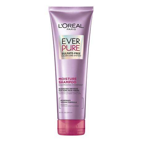 L'Oréal Everpure Sulfate Free Moisture Shampoo, Rosemary (250 ml)