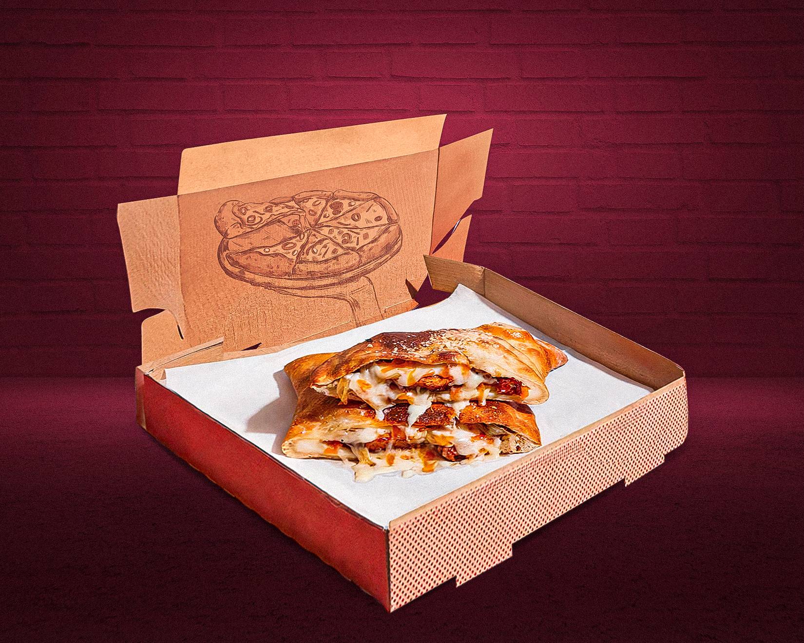 Calzone Chicken 🍕🍗