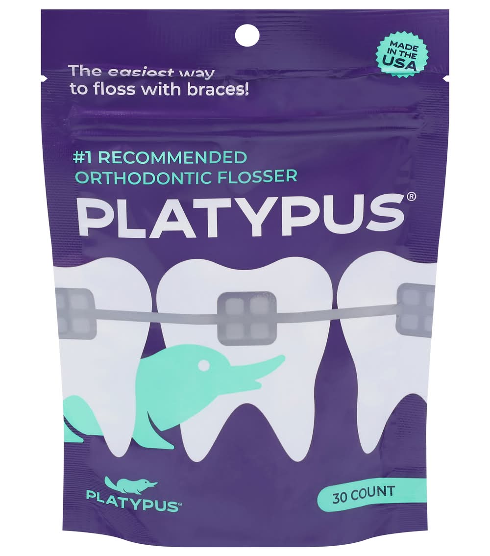 Platypus Orthodontic Flosser For Braces (1.8 oz)