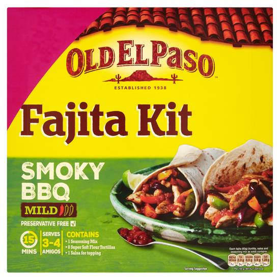 Old El Paso Bbq Fajita Kit (500g)