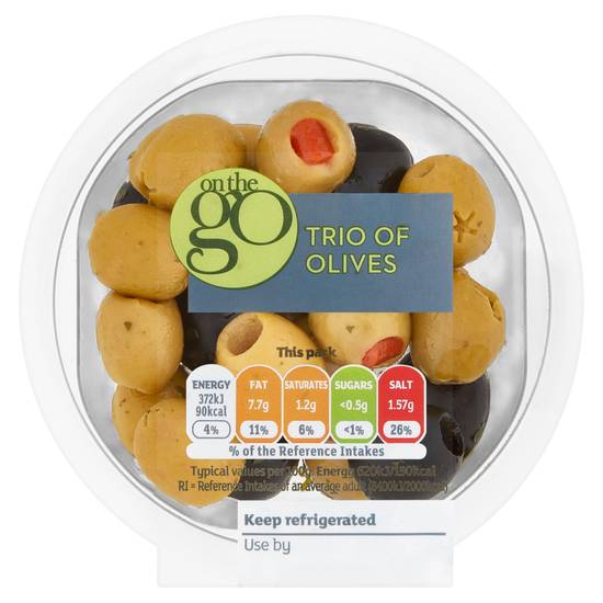 Sainsbury's Trio Of Olives 60g