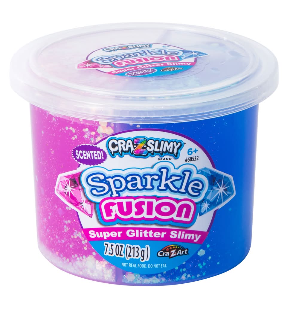 Cra-Z-Slimy® Scented Sparkle Fusion Super Glitter Slimy 7.5oz Purple/Blue