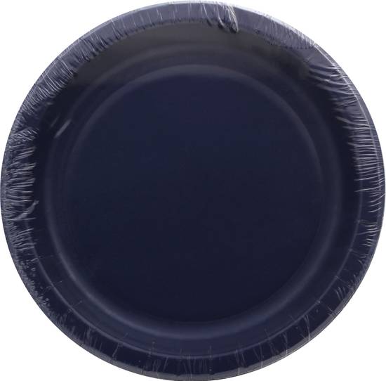 Sensations Navy Blue Plates